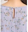 花柄シャーリングブラウス