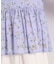 花柄シャーリングブラウス