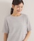 シャーリングジャカードTシャツ