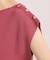 【冷感・WEB限定カラー】ボタン付きフレンチスリーブニット