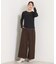 ロールアップ2タックワイドパンツ