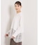 ヘムレースロングTシャツ