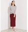 配色レイヤード風カーディガン