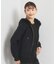 フェイクファー付きニットパーカー