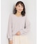 ラメフェザーVネックニット
