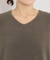 ラメフェザーVネックニット