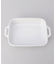 レクタンギュラーディッシュ 20cm WH ＜Staub ストウブ ＞