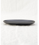 楕円 長盛皿 黒マット