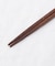 箸 食洗先角いろどり 黒 23cm