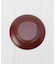 むすび 5.7寸 丸皿 朱