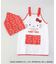 キッズエプロン ＜HELLO KITTY ハローキティ＞