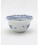 藍凛堂 八角珍味鉢 格子花紋