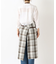 スラブチェック エプロン BR