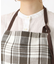 スラブチェック エプロン BR