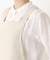 リネンバイカラースルーエプロン ヤマブキ ＜LINEN&BASIC リネンアンドベーシック＞