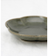 ケイプ 梅形小皿 オリベグリーン