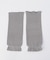 極暖シルク 薄手レッグウォーマー 鉛色 ＜絹屋＞