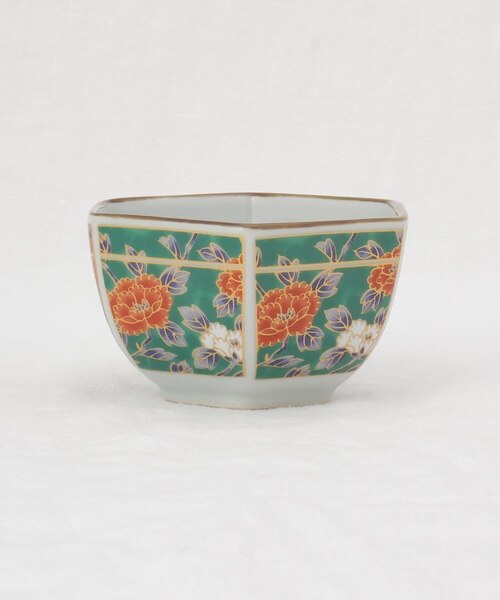 六角鉢 緑彩牡丹｜トゥーワントゥーキッチンストアの通販｜&mall