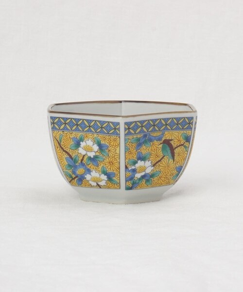 六角鉢 黄花鳥｜トゥーワントゥーキッチンストアの通販｜&mall（アンド