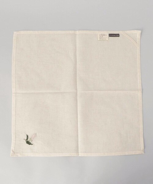 刺繍フラワー ワイルドストロベリー マルチクロス 50x50cm NA ＜212K