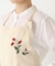 刺繍フラワー ワイルドストロベリー フルエプロン NA ＜212Kオリジナル ＞