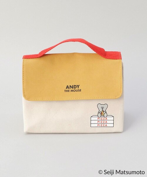 台形保冷ランチポーチ IV ＜ANDY THE MOUSE＞｜トゥーワントゥー