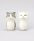 キャットセラミック SPセット シロ&ハチワレ