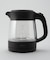 電気ケトルガラス 転倒流水防止1.0L BK
