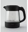 電気ケトルガラス 転倒流水防止1.0L BK