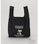 PEANUTS ストラップ付きショッパーバッグ BLACK