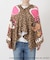 日焼けハローキティ 冷感タオルポンチョ LEOPARD BR