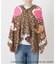 日焼けハローキティ 冷感タオルポンチョ LEOPARD BR