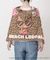 日焼けハローキティ 冷感タオルポンチョ LEOPARD BR