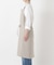 リネンのネックエプロン フリー キナリ ＜LINEN&BASIC リネンアンドベーシック＞