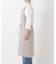 リネンのネックエプロン フリー キナリ ＜LINEN&BASIC リネンアンドベーシック＞