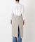 リネンのネックエプロン フリー キナリ ＜LINEN&BASIC リネンアンドベーシック＞