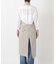 リネンのネックエプロン フリー キナリ ＜LINEN&BASIC リネンアンドベーシック＞