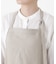 リネンのネックエプロン フリー キナリ ＜LINEN&BASIC リネンアンドベーシック＞