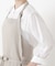 リネンのネックエプロン フリー キナリ ＜LINEN&BASIC リネンアンドベーシック＞