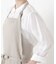 リネンのネックエプロン フリー キナリ ＜LINEN&BASIC リネンアンドベーシック＞