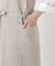 リネンのネックエプロン フリー キナリ ＜LINEN&BASIC リネンアンドベーシック＞
