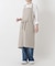 リネンのネックエプロン フリー キナリ ＜LINEN&BASIC リネンアンドベーシック＞
