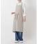 リネンのネックエプロン フリー キナリ ＜LINEN&BASIC リネンアンドベーシック＞