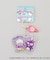 ミラー付きキーリング シルバー HAPIDANBUI ＜Sanrio サンリオ＞