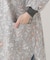 クサバナ 花びらリブ袖かっぽうぎ GY