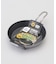 二層鋼グリルパン 片手 16cm