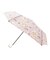 【晴雨兼用】花柄ハンドルタイプ折りたたみ傘