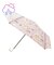 【晴雨兼用】花柄ハンドルタイプ折りたたみ傘