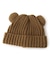 くまみみリブニット帽