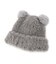 ファーくまみみニット帽